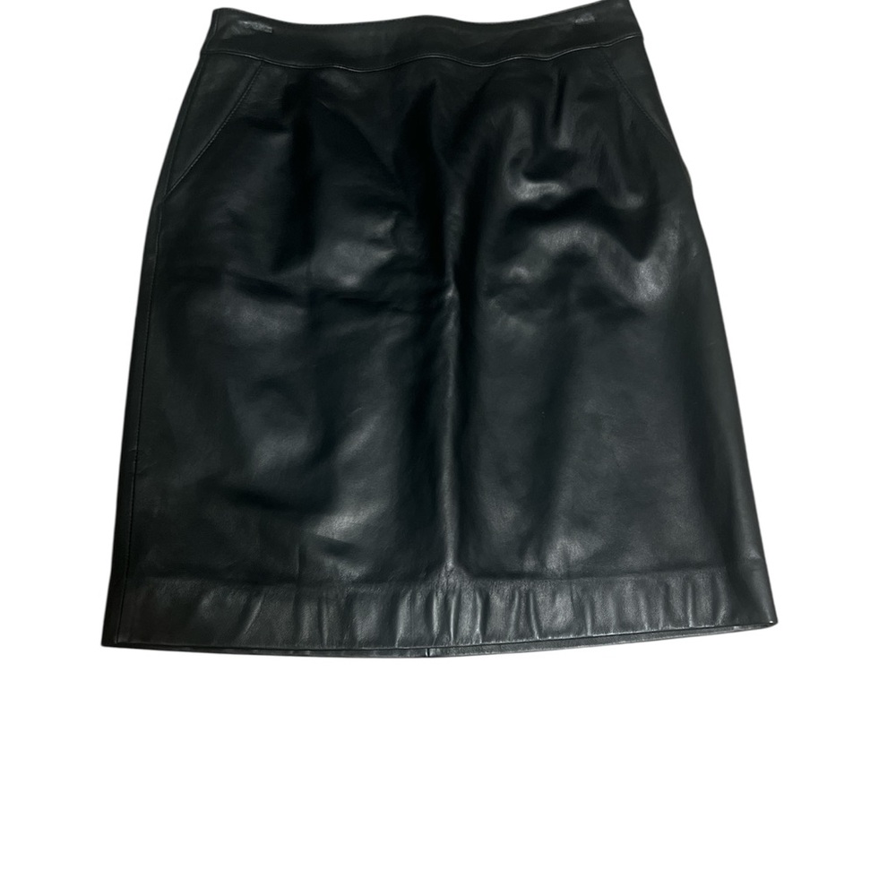 Black Leather Skirt